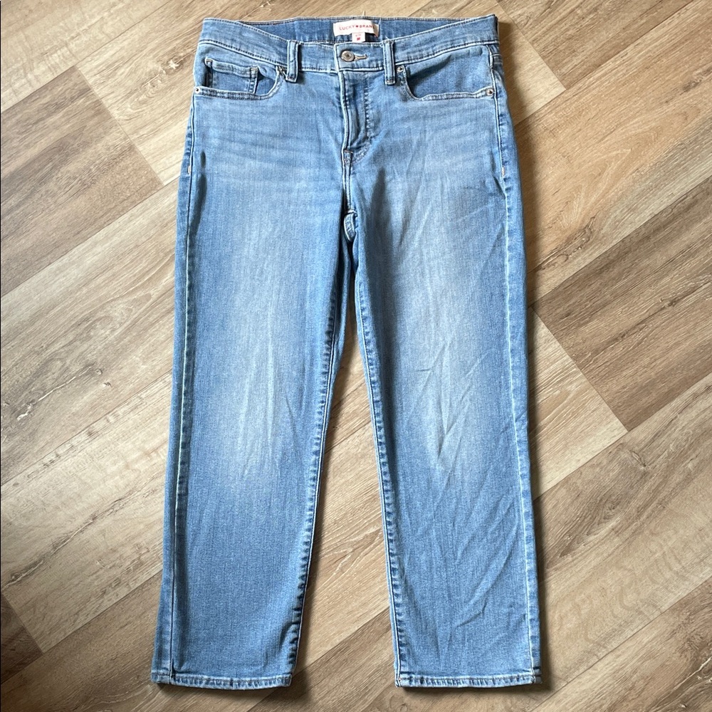 Lucky Brand Medium/Light Wash Sweet Crop Jeans